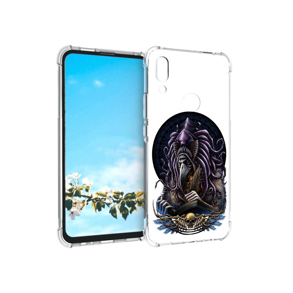 

Чехол MyPads Tocco для Huawei P Smart Z умный ворон, Прозрачный, Tocco