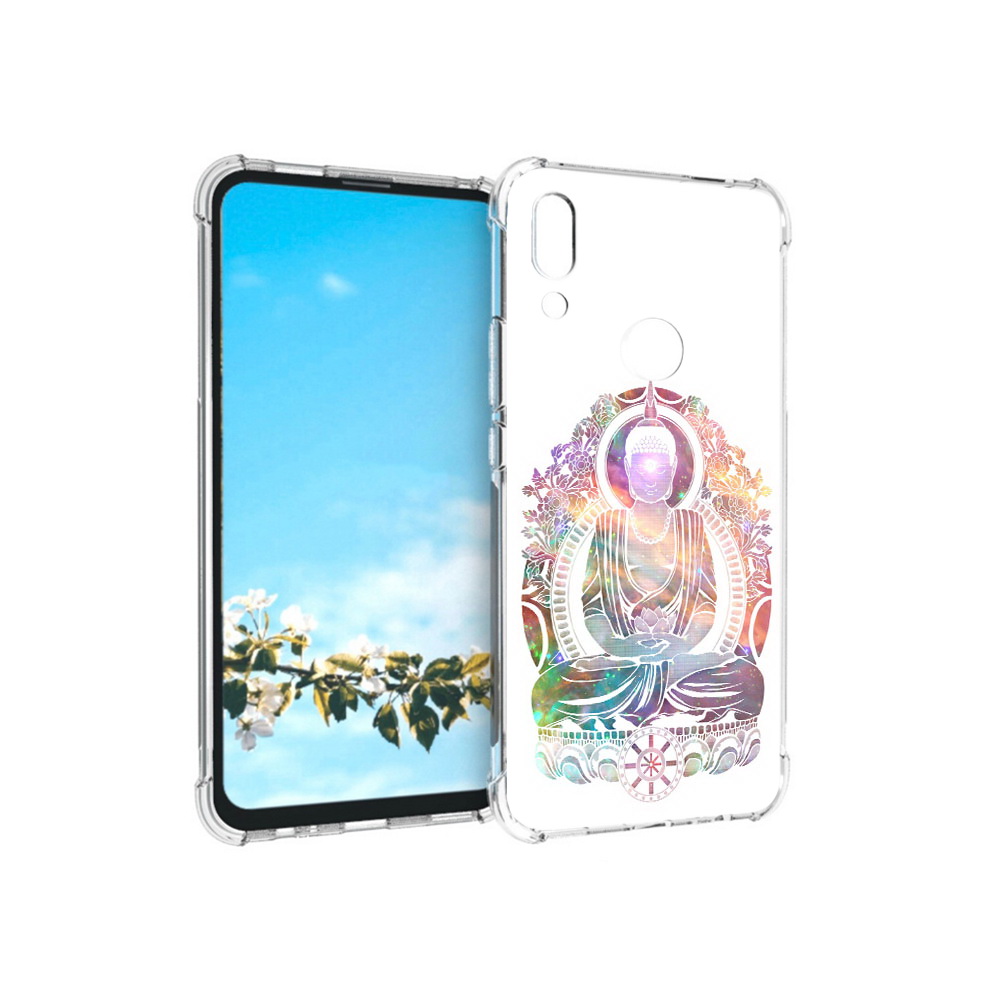 

Чехол MyPads Tocco для Huawei P Smart Z умный мужчина абстракция, Прозрачный, Tocco