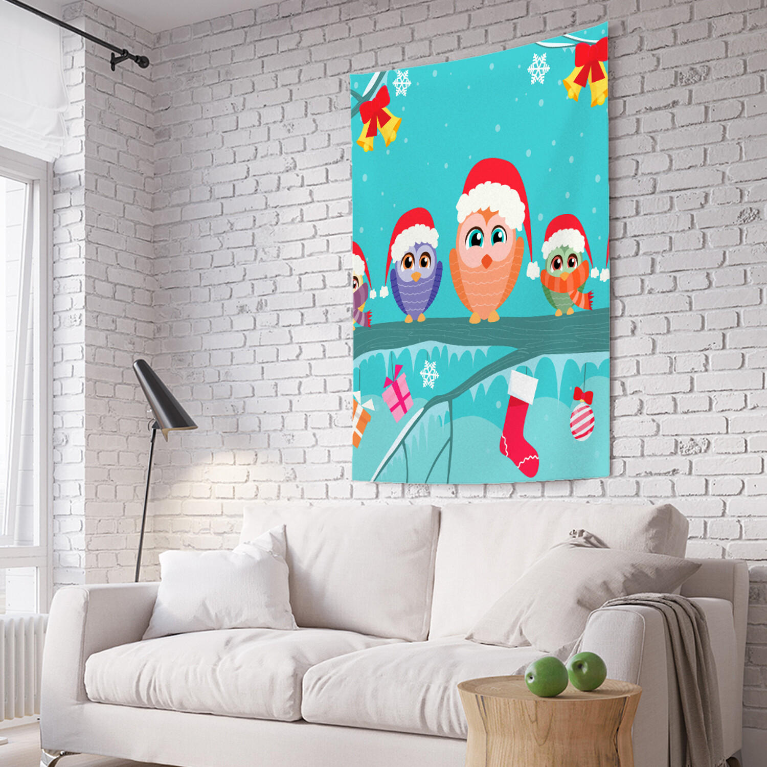 

Вертикальное фотопанно на стену JoyArty Совы на празднике 150x200 см, Совы на празднике