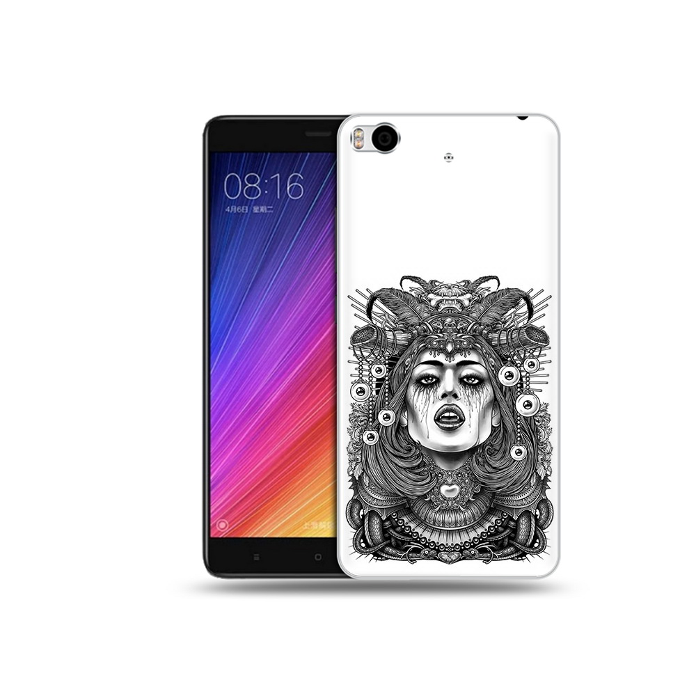 

Чехол MyPads Tocco для Xiaomi Mi 5S портрет девушки черно белый (PT91899.330.551), Прозрачный, Tocco