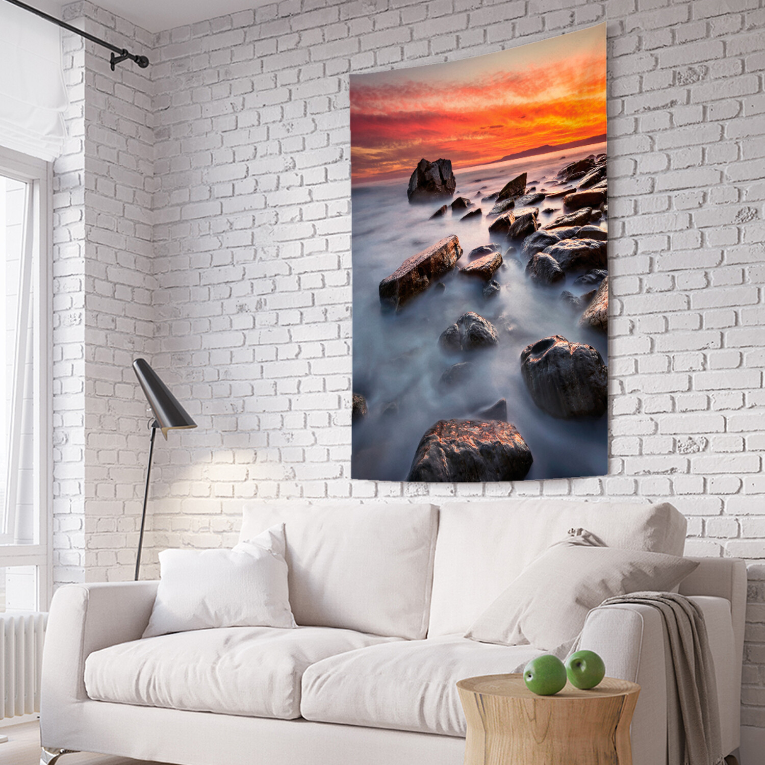 

Вертикальное фотопанно на стену JoyArty Береговой туман 150x200 см, Береговой туман