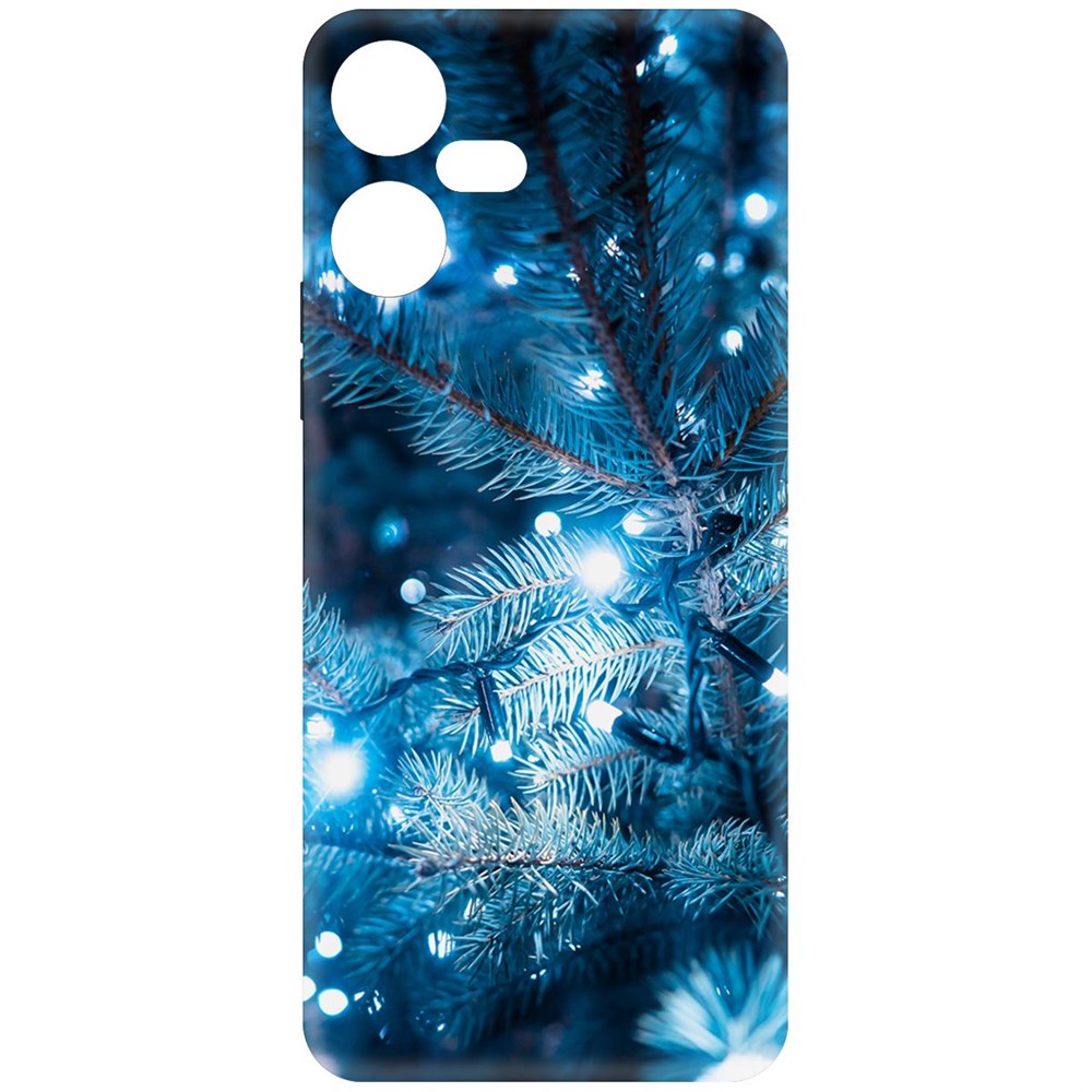 

Чехол-накладка Krutoff Soft Case Гирлянда для Tecno Pova Neo 3 черный