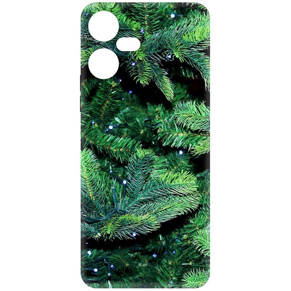 

Чехол-накладка Krutoff Soft Case Еловые лапки для Tecno Pova Neo 3 черный