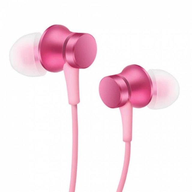 фото Наушники xiaomi mi in-ear headphones basic pink