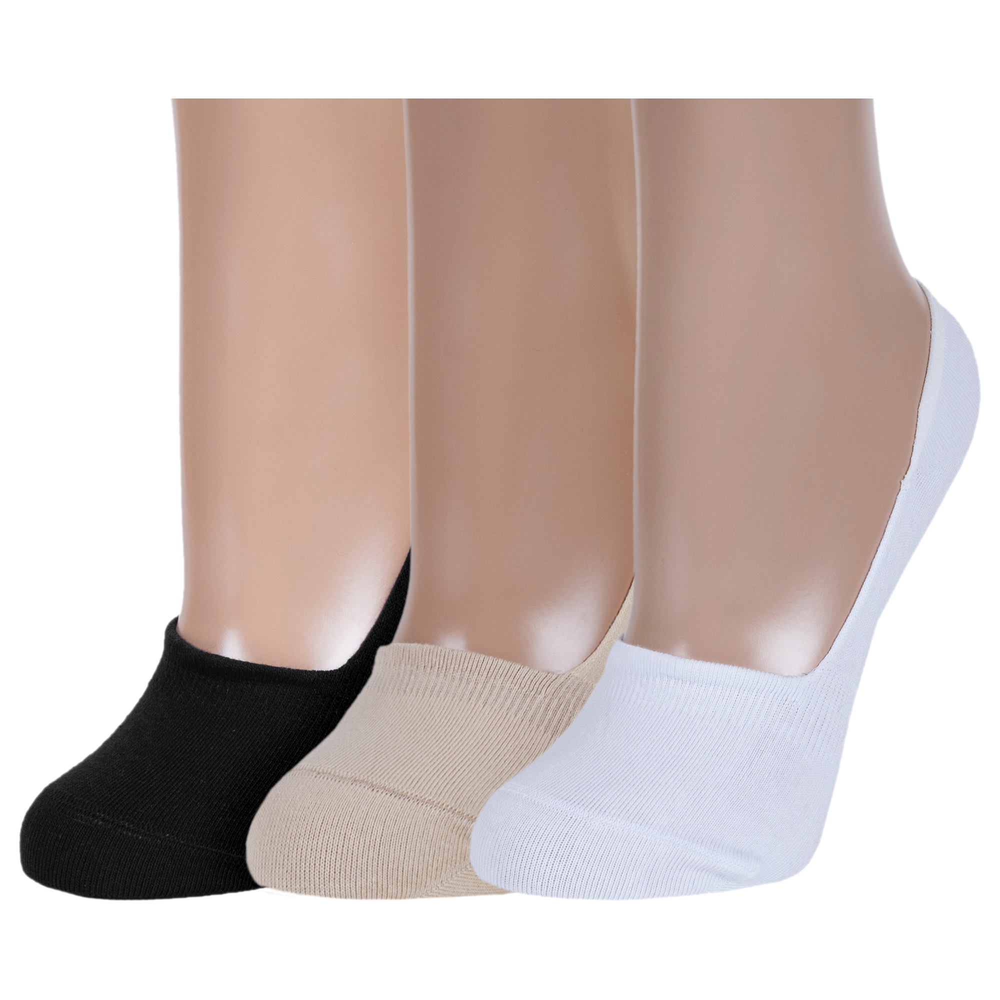 

Комплект следков женских Rusocks 3-Ж-2220 черных; бежевых; белых 23-25, 3-Ж-2220