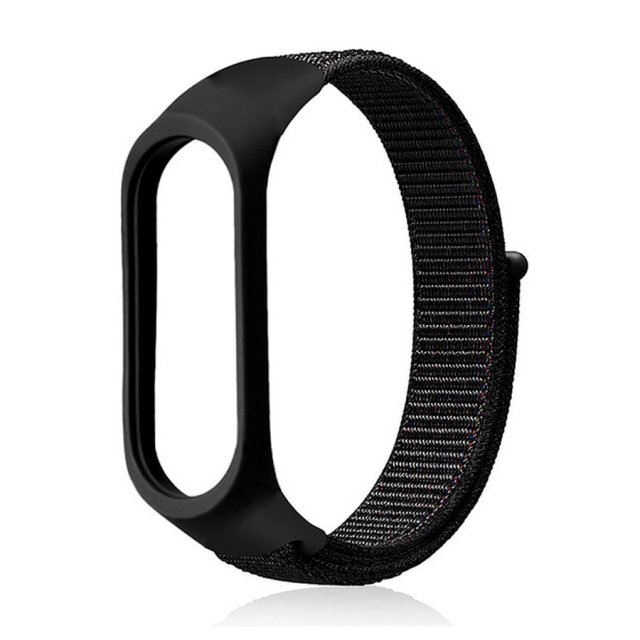 

Ремешок нейлоновый Xiaomi Mi Band 5 Черный
