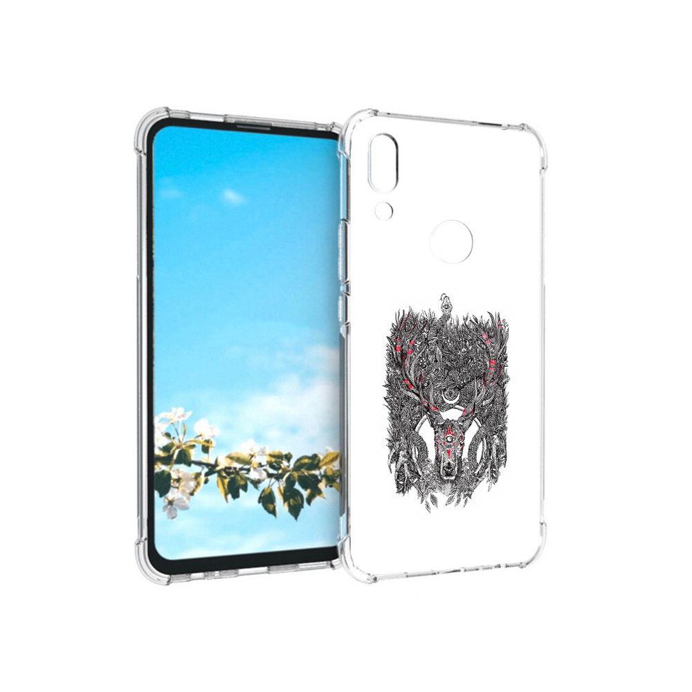 

Чехол MyPads Tocco для Huawei P Smart Z Дизайнерские_676, Прозрачный, Tocco
