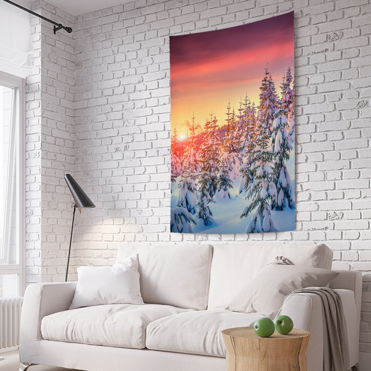 

Вертикальное фотопанно на стену JoyArty Ели в снегу 150x200 см, Ели в снегу