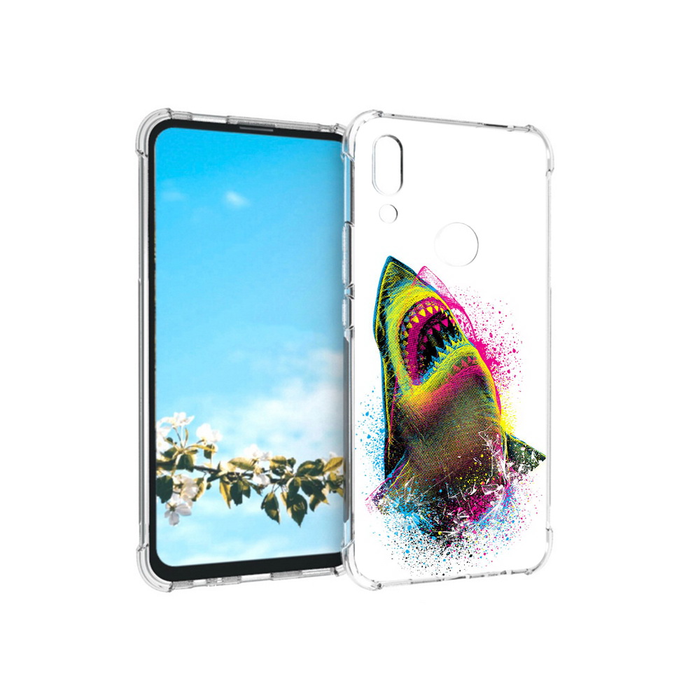 

Чехол MyPads Tocco для Huawei P Smart Z челюсти-2, Прозрачный, Tocco