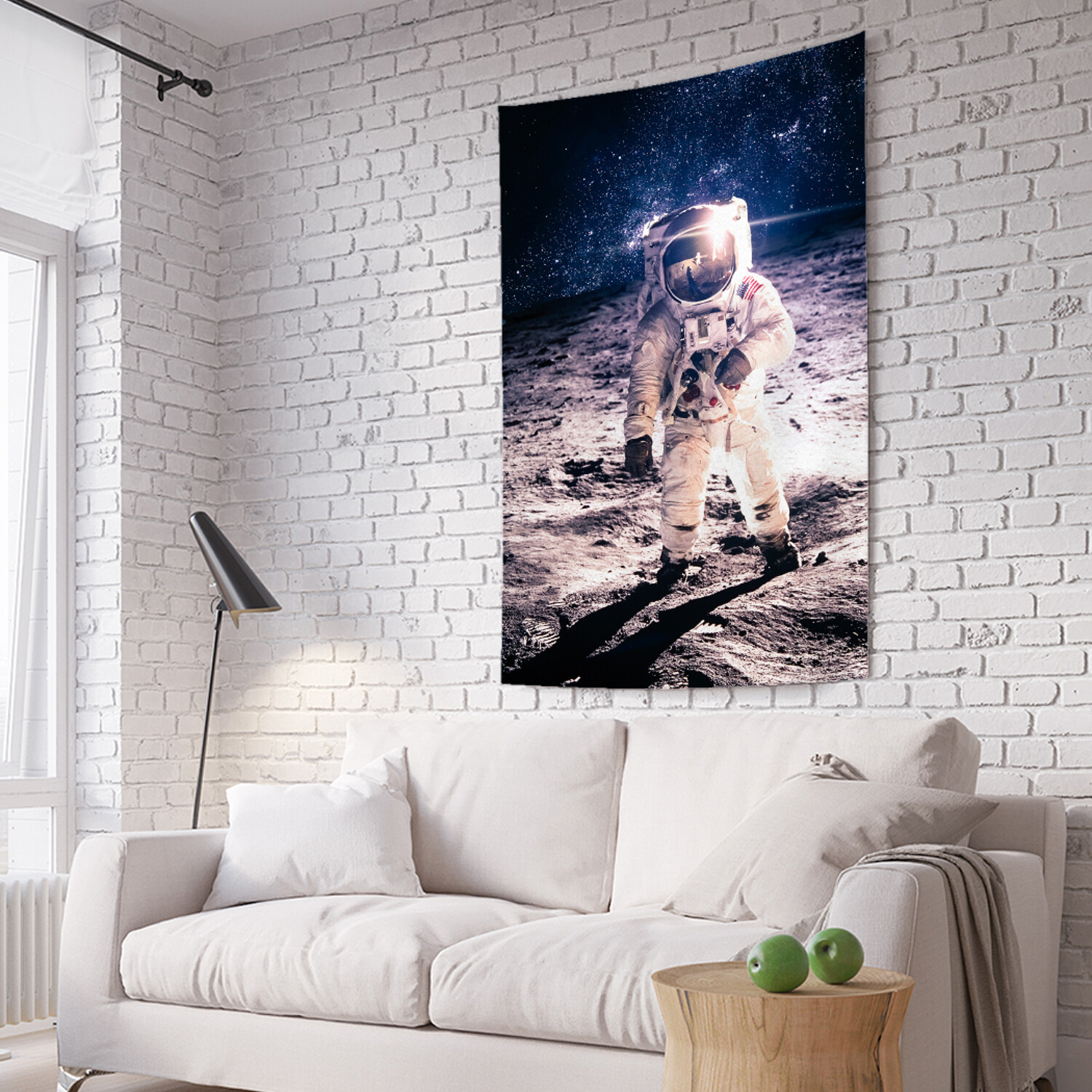 

Вертикальное фотопанно на стену JoyArty Прогулка по луне 150x200 см, Прогулка по луне