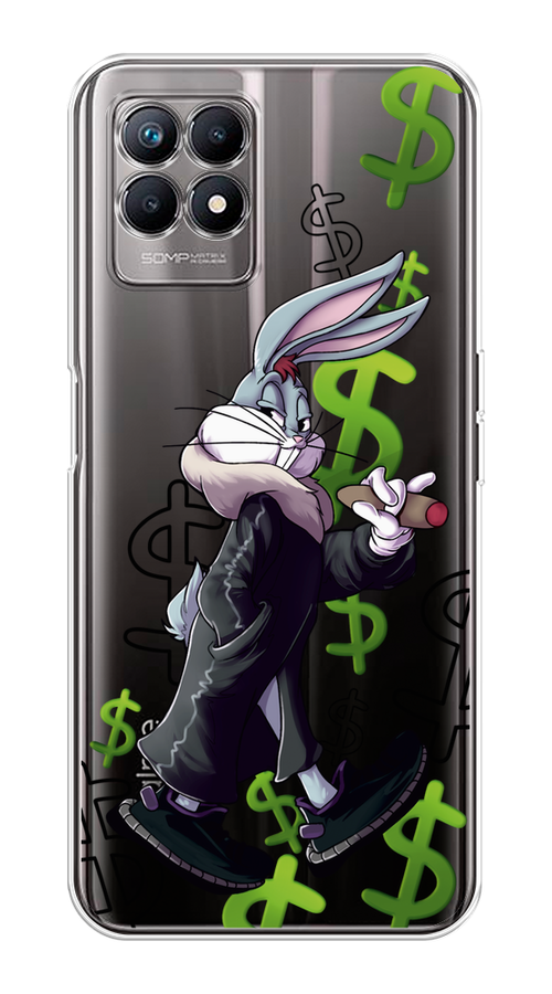 

Чехол на Realme 8i "Rich Bugs Bunny", Зеленый;черный;голубой, 257350-6