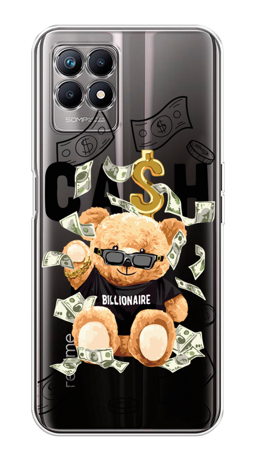

Чехол на Realme 8i "Big cash", Черный;серый;бежевый, 257350-6