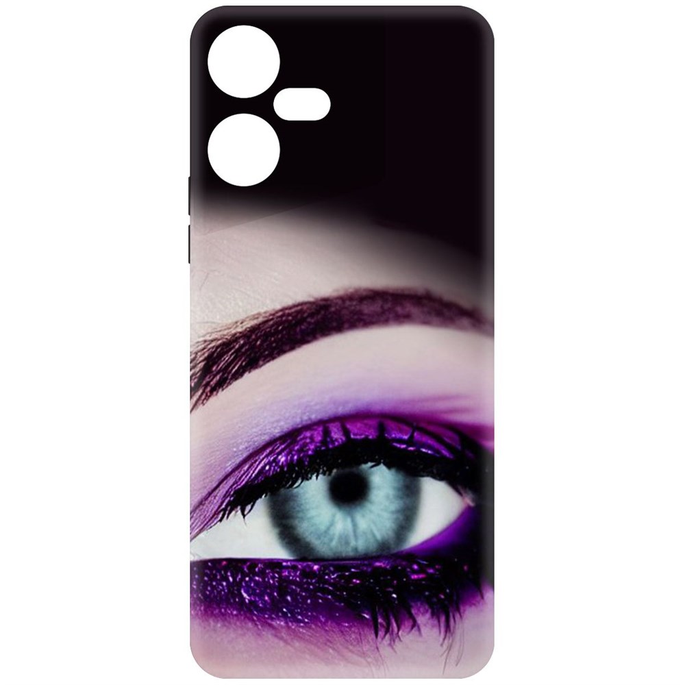 

Чехол-накладка Krutoff Soft Case Взгляд для Tecno Pova Neo 3 черный