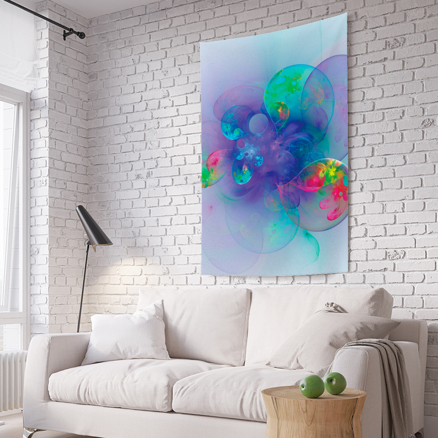 

Вертикальное фотопанно на стену JoyArty Красочные пузыри 150x200 см, Красочные пузыри