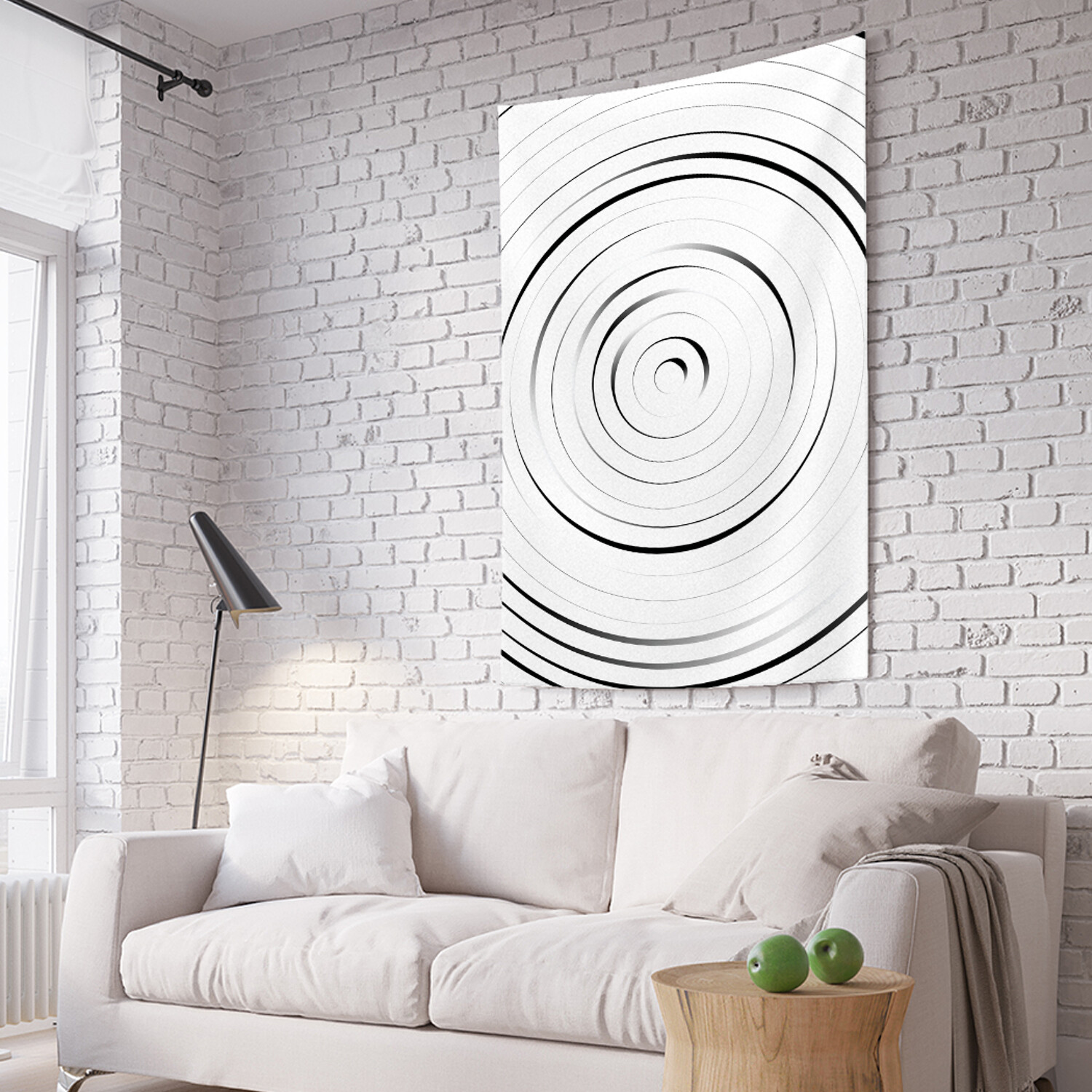 

Вертикальное фотопанно на стену JoyArty Круглые черты 150x200 см, Круглые черты