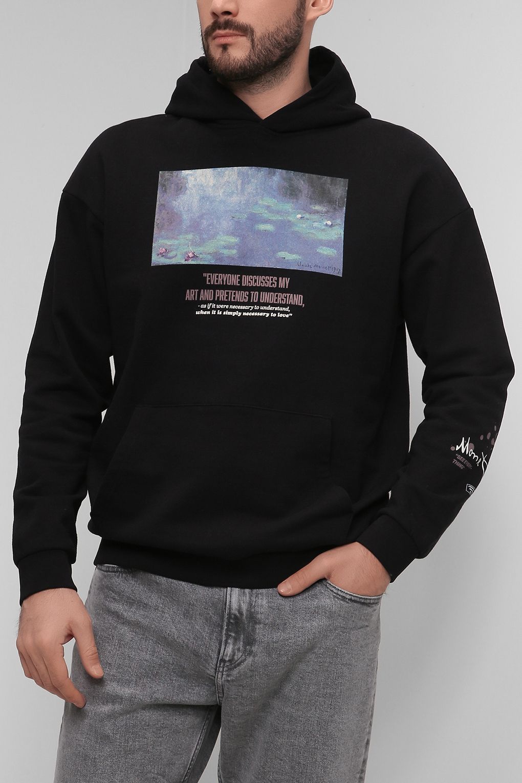 

Худи мужское Jack & Jones 12198344 черное M, 12198344