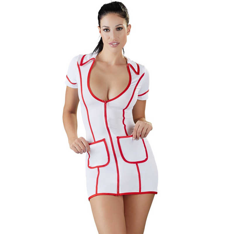 фото Сексуальное платье медсестры на молнии orion