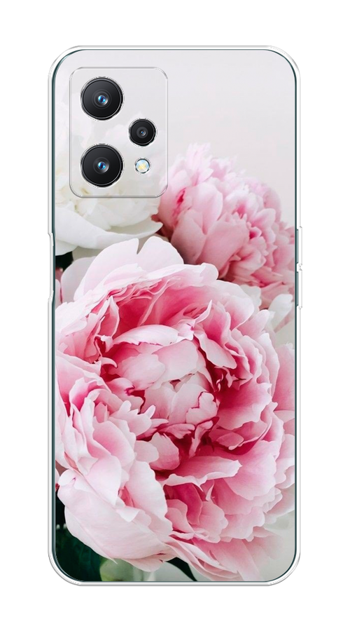 

Чехол на Realme 9 Pro "Розовые и белые пионы", Розовый;белый, 258850-2