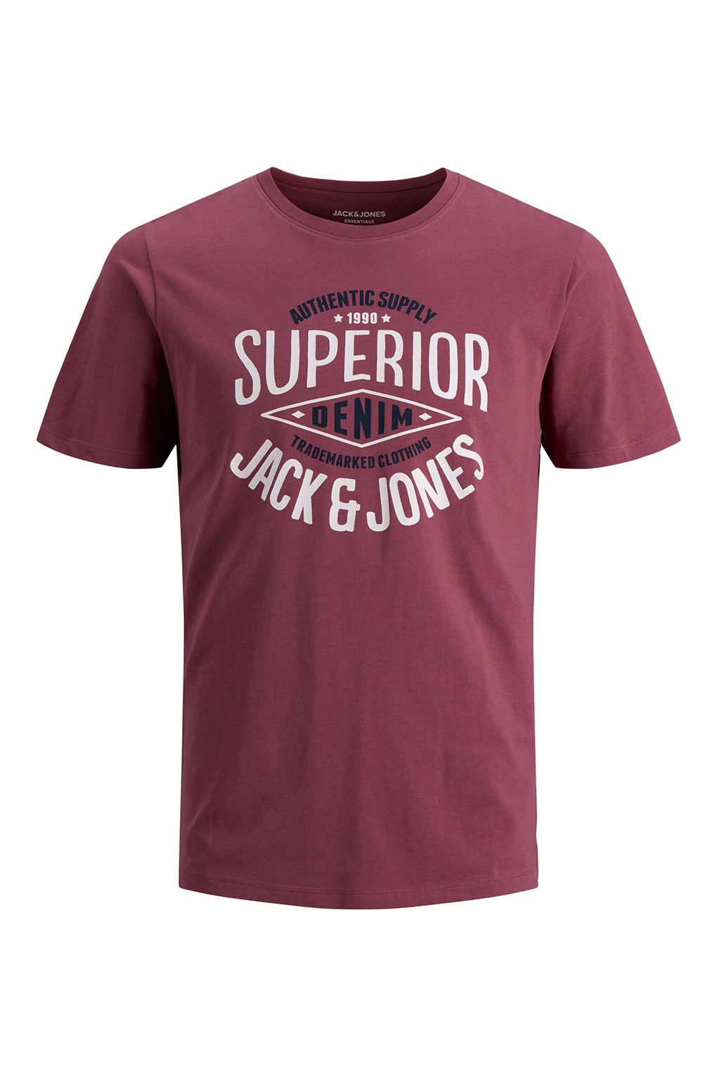 фото Футболка мужская jack & jones 2110 ominic розовая l