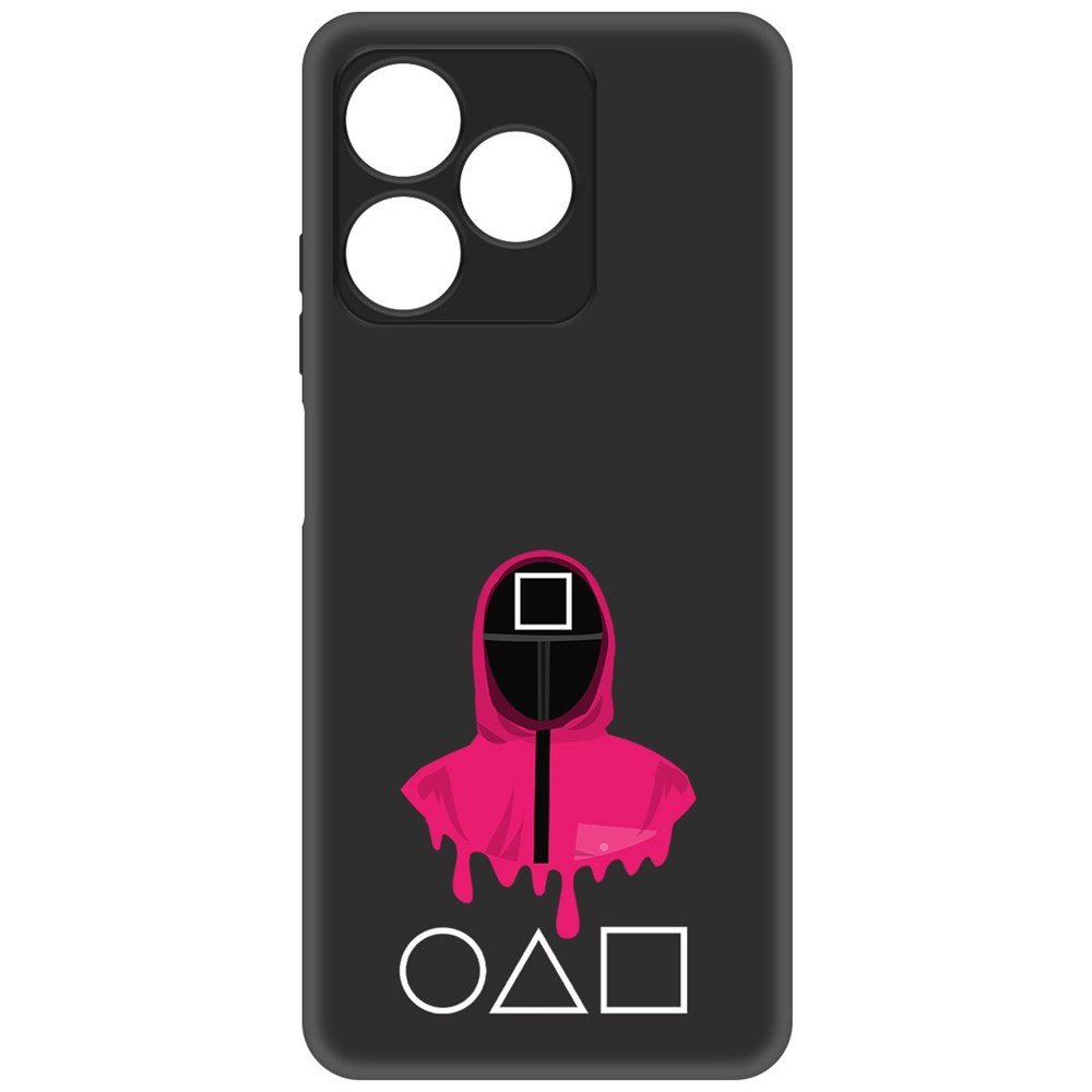 

Чехол-накладка Krutoff Soft Case Игра в кальмара-Начальник для Realme C53 черный
