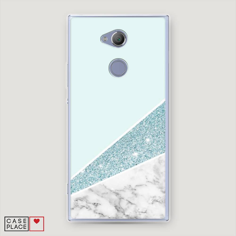 

Чехол Awog на Sony Xperia XA2 Ultra "Мрамор с голубыми блестками", Разноцветный, 53250-3