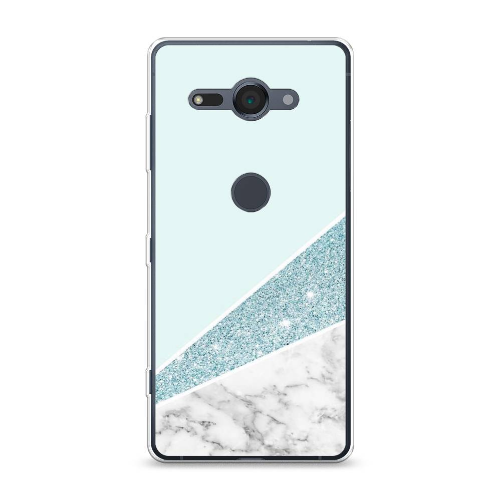 

Чехол Awog на Sony Xperia XZ2 Compact "Мрамор с голубыми блестками", Разноцветный, 52950-3