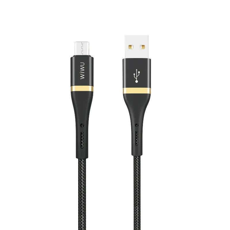 Кабель WIWU Elite Cable ED-102 USB - Micro-USB 2.4A 1.2m Black