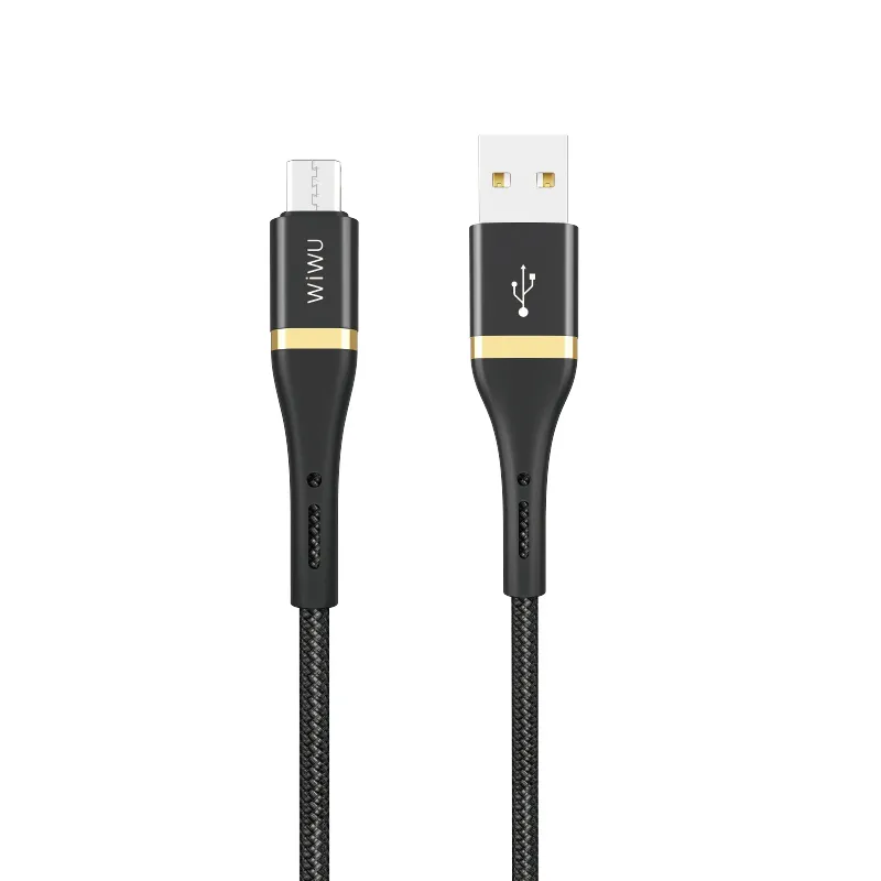 Кабель WIWU Elite Cable ED-102 USB - Micro-USB 2.4A 2m Black