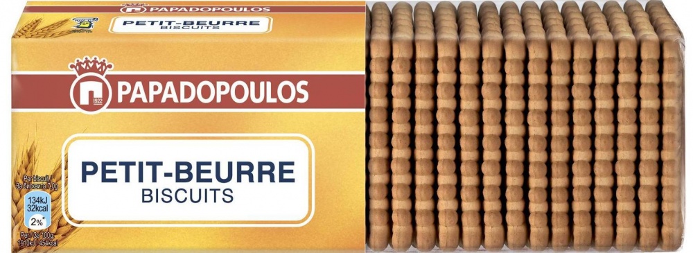 

Печенье PAPADOPOULOS "Petit Beurre" затяжное 225г