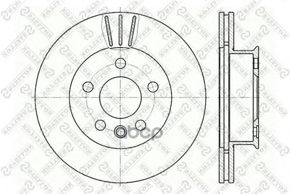 

Диск Тормозной Передний Vw T4 2.0-2.5D 90-96 Stellox 60204733vsx