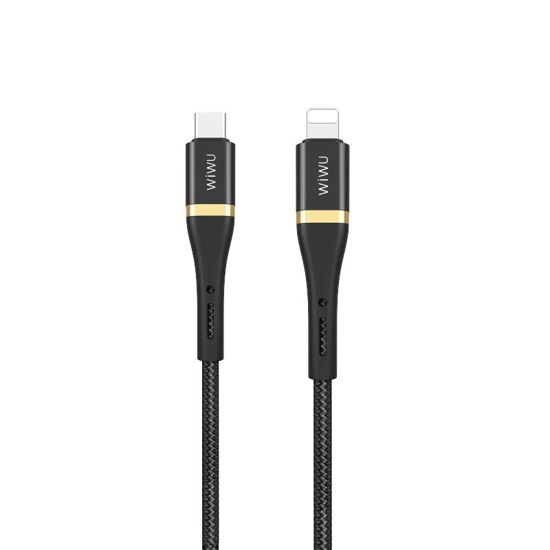 Кабель WIWU Elite Cable ED-103 Type-C - Lightning 2.4A 1.2m Black