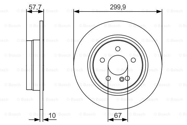 

Тормозной диск Bosch задний Premium 2 0986479s92