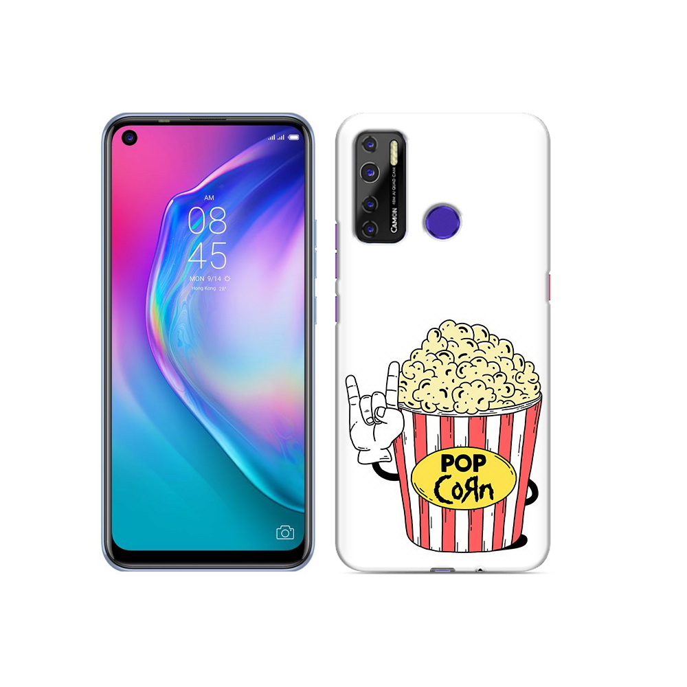 

Чехол MyPads Tocco для Tecno Camon 15 крутой попкорн, Прозрачный, Tocco