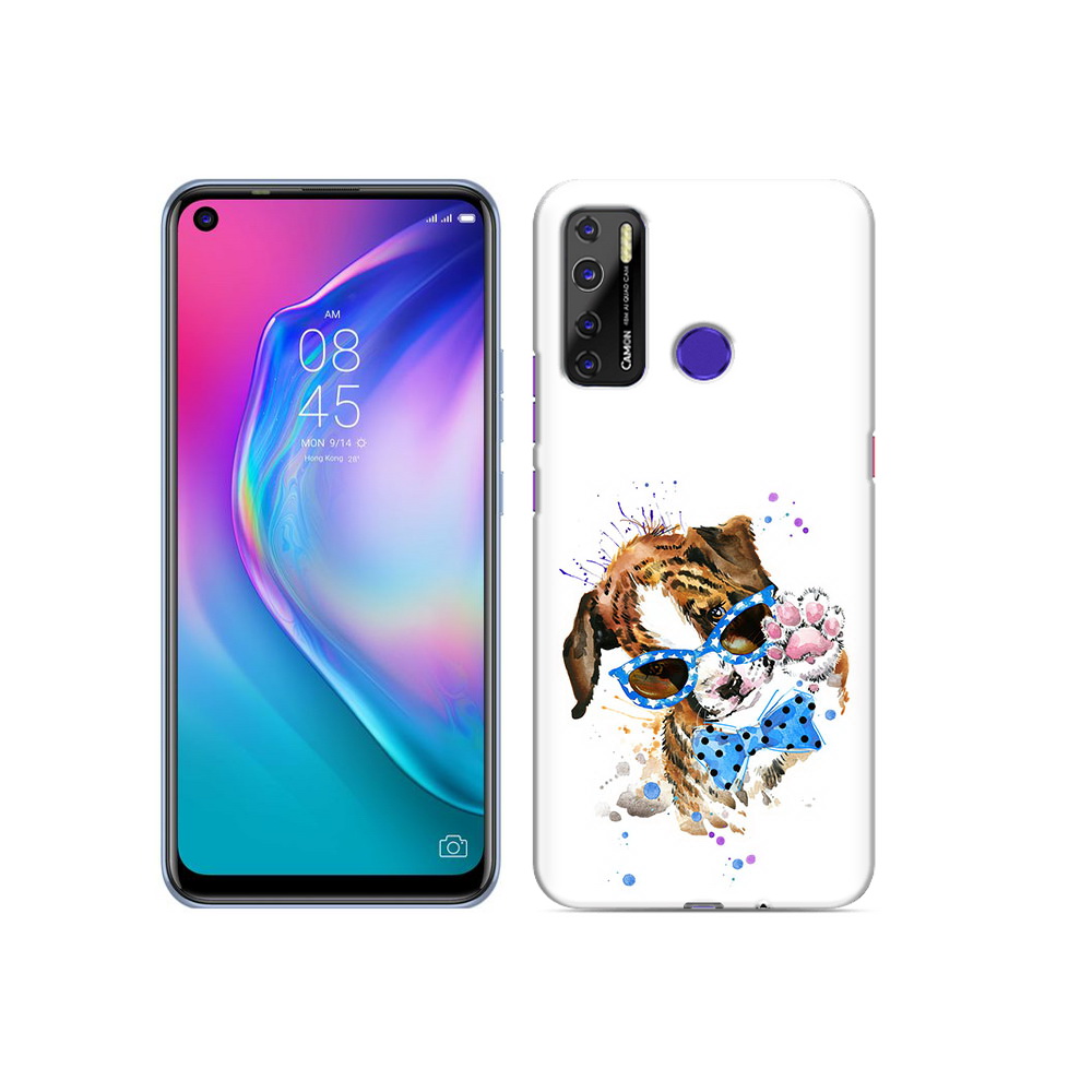 

Чехол MyPads Tocco для Tecno Camon 15 лапочка, Прозрачный, Tocco