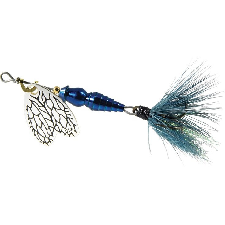 

Блесна THUNDER BUG №2 blue 7 г Mepps, Синий;серебристый, Thunder Bug