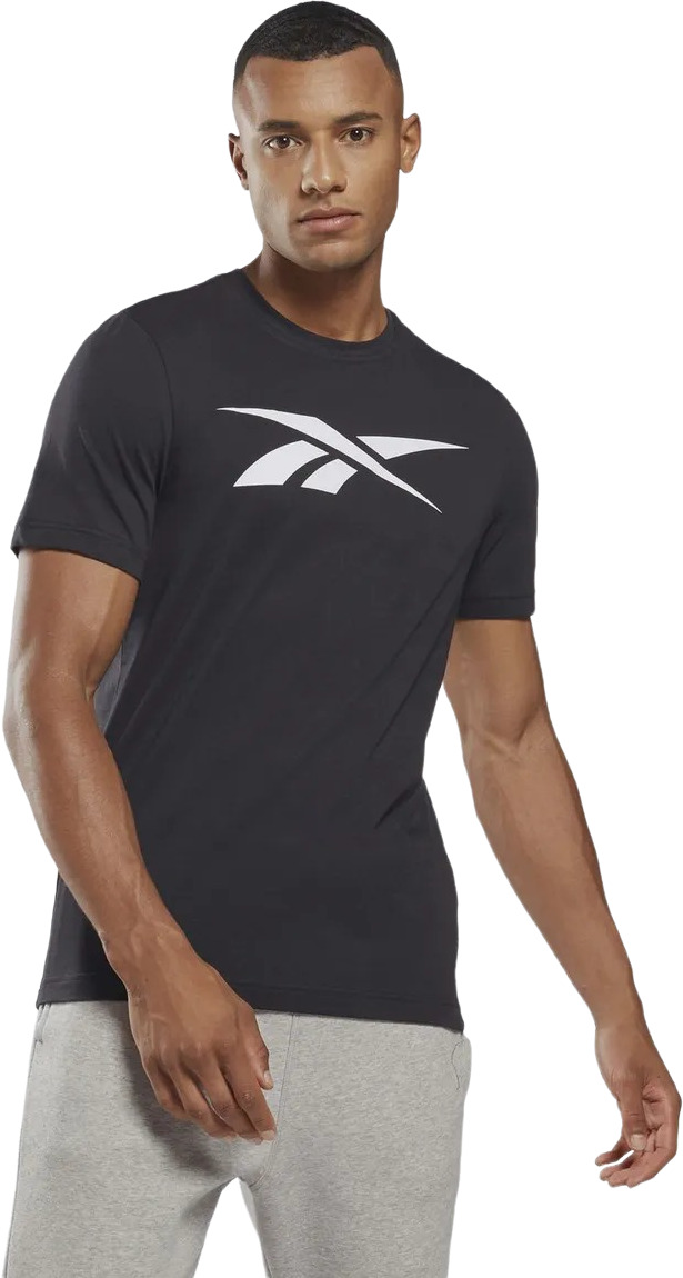 

Футболка мужская Reebok HD4000 черная 2XL, Черный, HD4000
