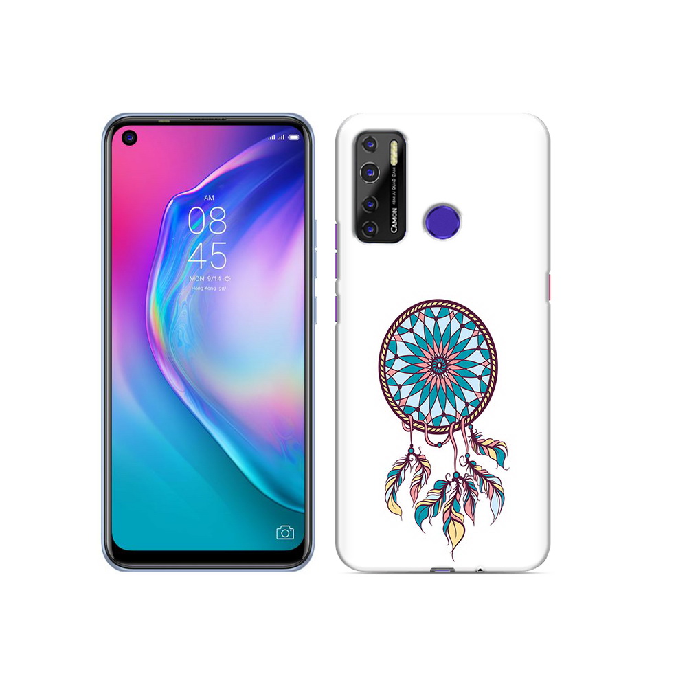 

Чехол MyPads Tocco для Tecno Camon 15 ловец снов синий, Прозрачный, Tocco