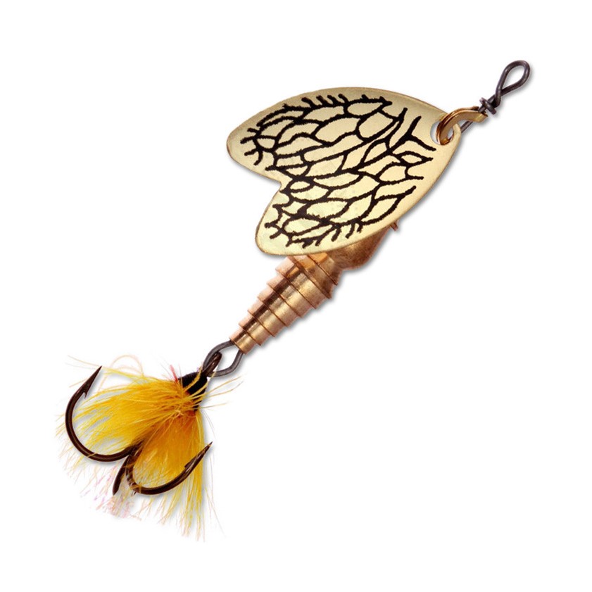 

Блесна THUNDER BUG №1 yellow 4 г Mepps, Золотистый;желтый, Thunder Bug