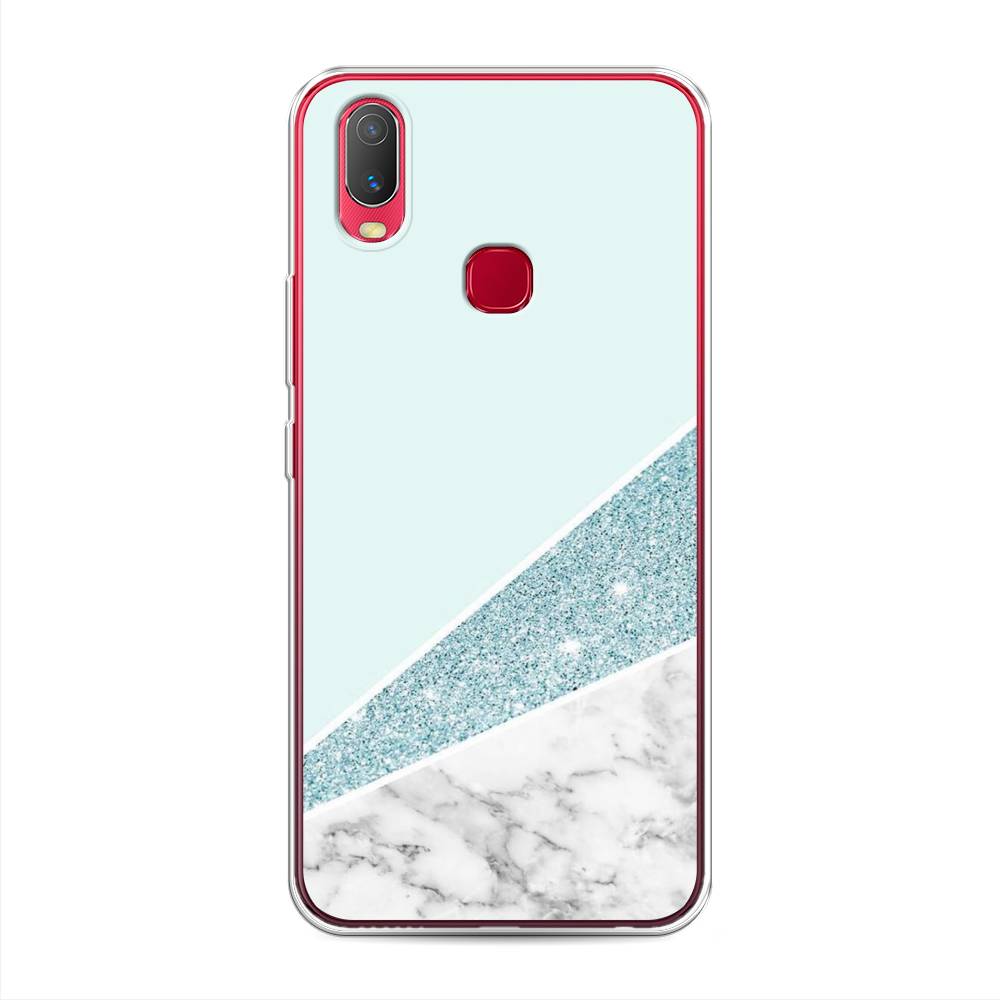 

Чехол Awog на Vivo Y11 "Мрамор с голубыми блестками", Разноцветный, 261650-3