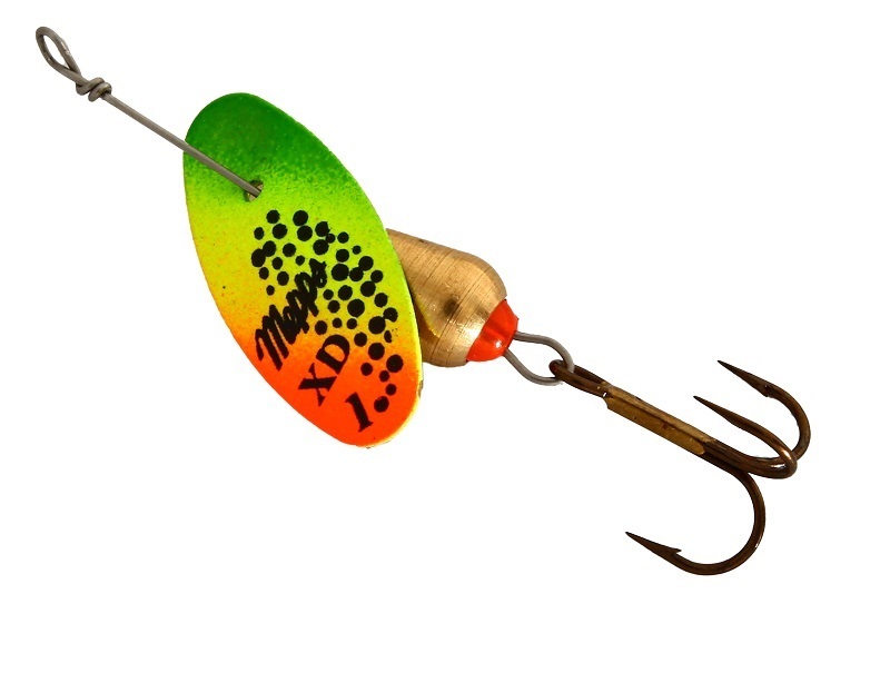 

Блесна XD TRIO FLUO №1 tiger 3 г Mepps, Разноцветный, XD Trio Fluo