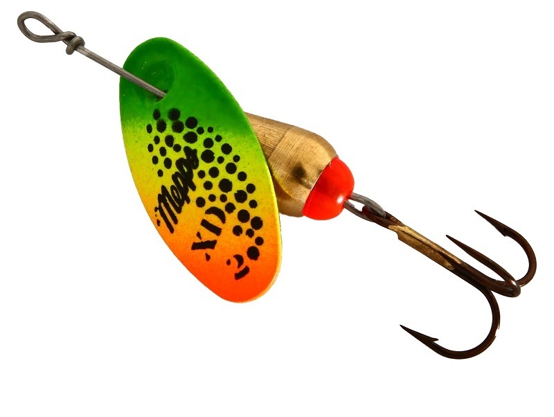 

Блесна XD TRIO FLUO №2 tiger 5 г Mepps, Разноцветный, XD Trio Fluo