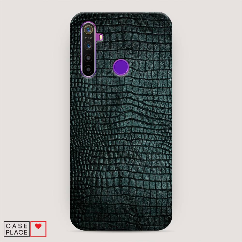 

Пластиковый чехол "Черная змея" на Realme 5, 251520-2