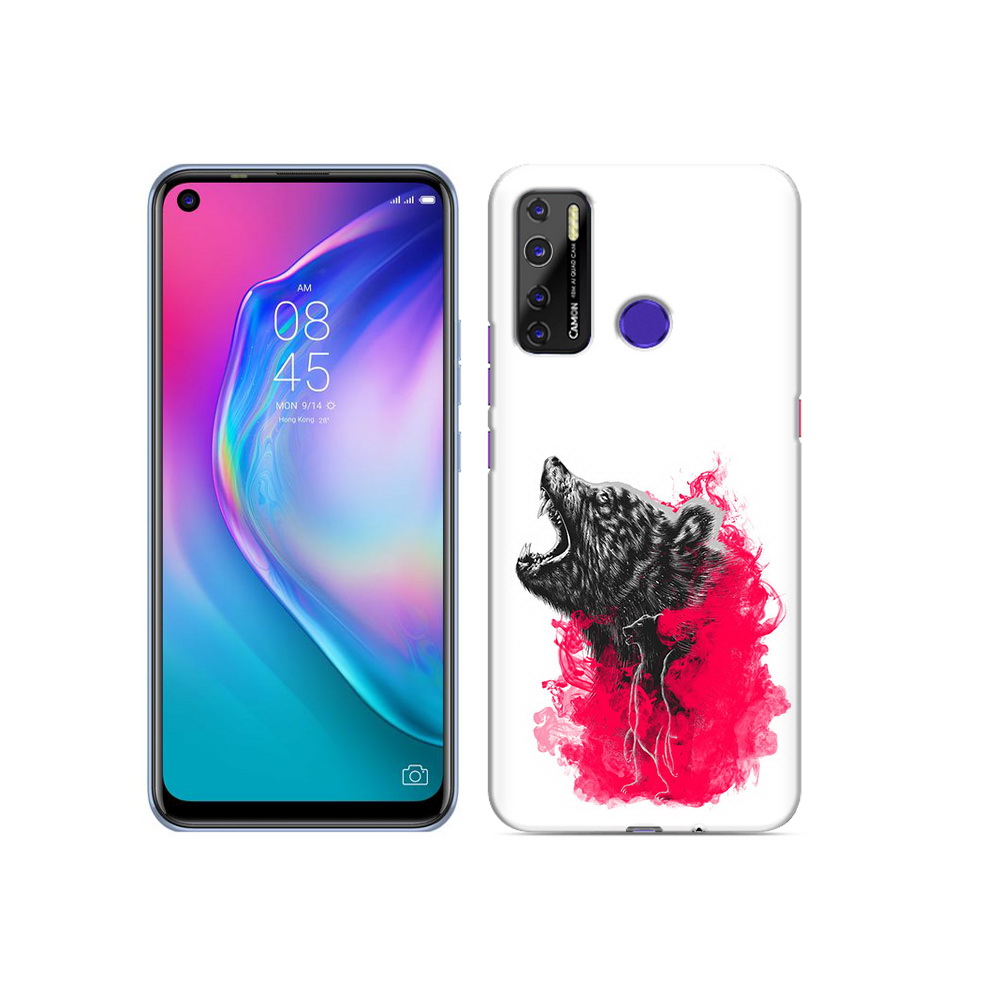 

Чехол MyPads Tocco для Tecno Camon 15 медведь в дымке, Прозрачный, Tocco