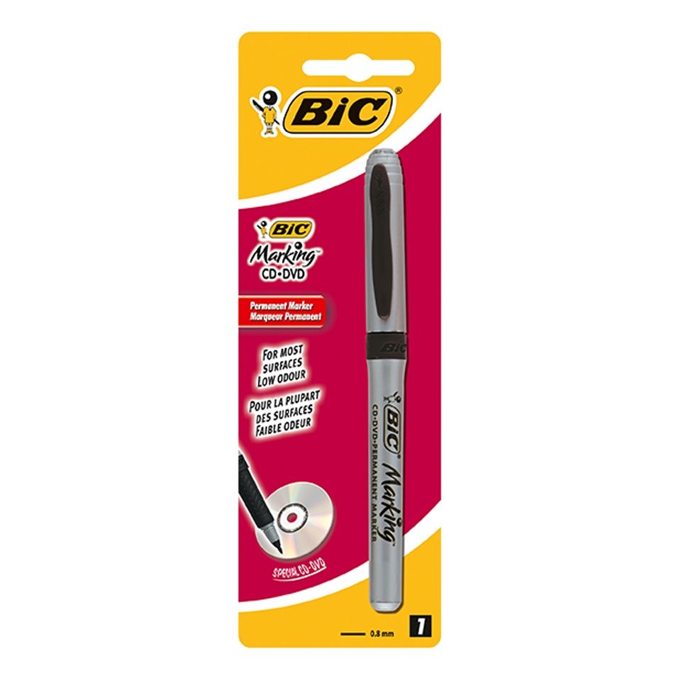 

Маркер для CD/DVD Bic перманентный, Черный