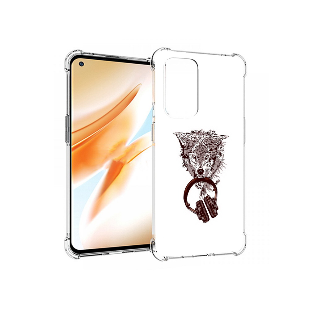 

Чехол MyPads Tocco для OnePlus 9 Pro дикий волк (PT159597.127.325), Прозрачный, Tocco