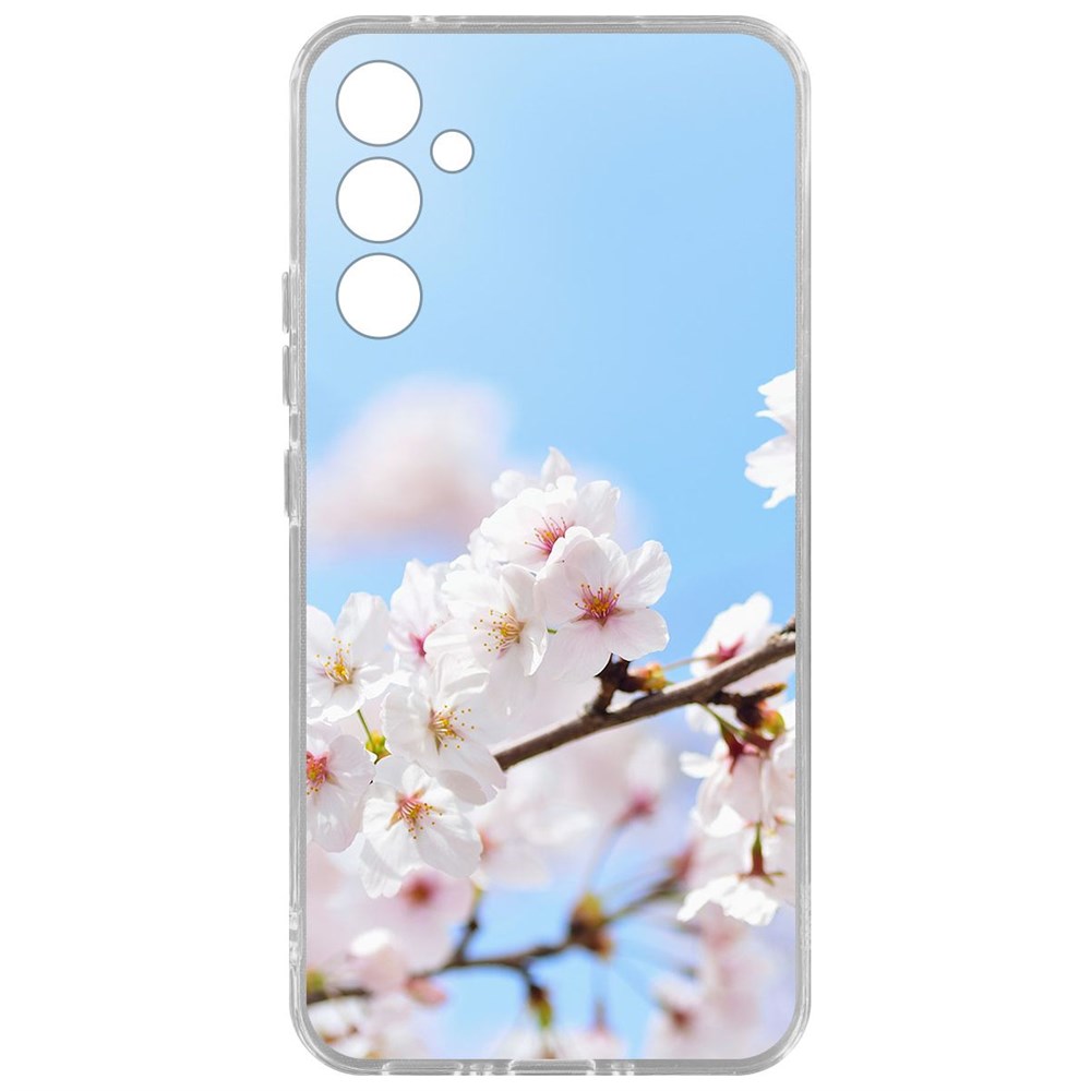 

Чехол-накладка Krutoff Clear Case Цветение для Samsung Galaxy A34 5G, Прозрачный