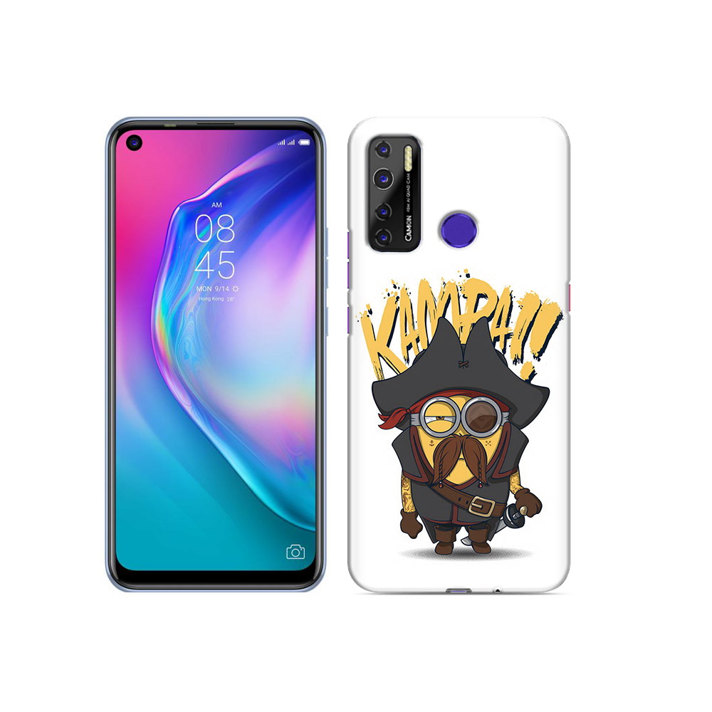 

Чехол MyPads Tocco для Tecno Camon 15 миньон пират, Прозрачный, Tocco