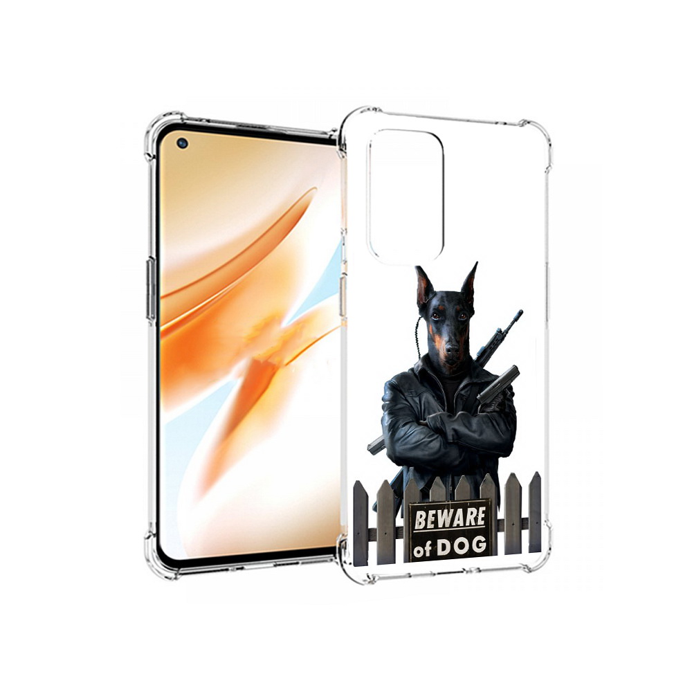 

Чехол MyPads Tocco для OnePlus 9 Pro доберман (PT159597.127.332), Прозрачный, Tocco
