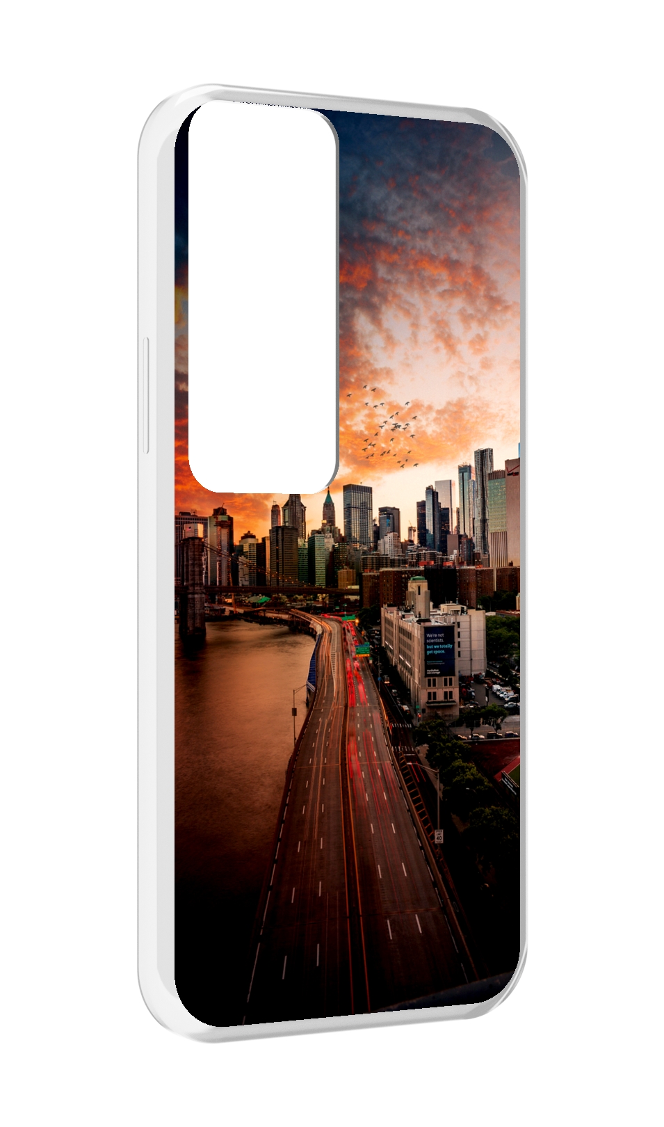 

Чехол MyPads американский город фото для Tecno Pova Neo 2, Прозрачный, Tocco