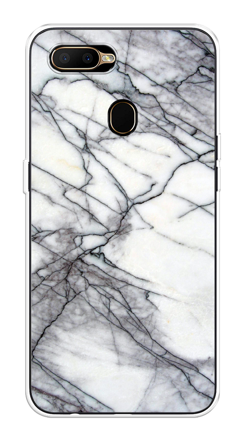 

Чехол на Oppo A5s "Минералы 11", Серый;черный, 252350-1